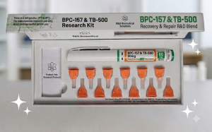 BPC-157 and TB-500 80mg blend UK research peptide GHK-Cu KPV R&D Only lab-tested