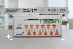 BPC-157 and TB-500 20mg blend UK research peptide R&D Only lab-tested Wolverine Stack
