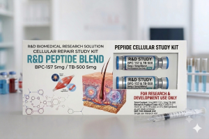 BPC-157 and TB-500 5mg blend UK research peptide R&D Only lab-tested Wolverine Stack