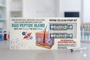 BPC-157 and TB-500 10mg blend UK research peptide R&D Only lab-tested Wolverine Stack