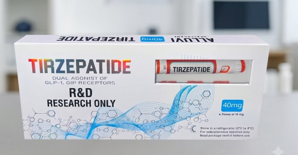 Tirzepatide 40mg - Lab-Tested Research Peptide for UK Laboratories Tirzepatide 40mg UK research peptide R&D Only lab-tested dual-agonist