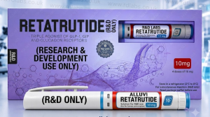 Retatrutide 10mg UK research peptide R&D Only lab-tested triple-agonist